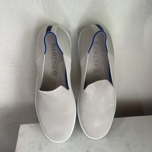 ROTHY'S The Original Slip On Sneaker White/Ivory size 9.5 Loafers Athleisure